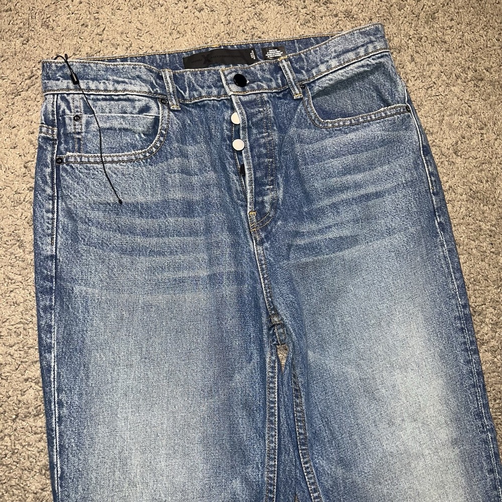 NWOT Alexander Wang Blue‎ Button Fly Jeans Men 32x30